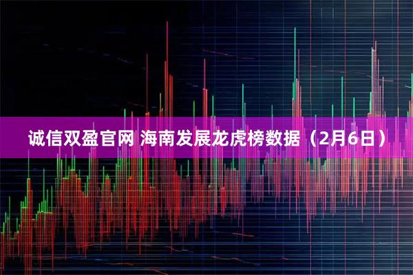 诚信双盈官网 海南发展龙虎榜数据（2月6日）
